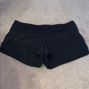 Lululemon Black Speed Up Shorts